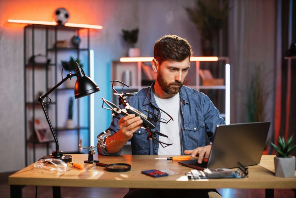Drohnen Modifizierung für Filmproduktion